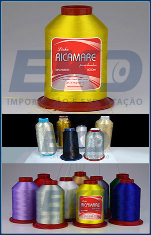 linhas para máquinas de bordar